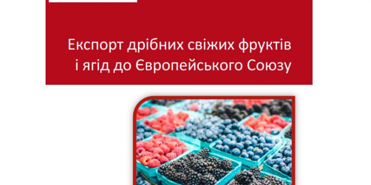 Експорт дрібних свіжих фруктів і ягід до Європейського Союзу. Практичний посібник для українського агробізнесу