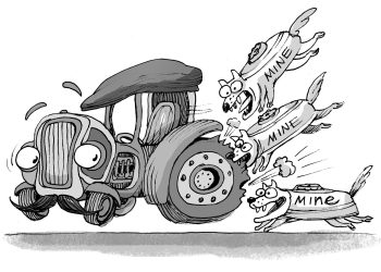 Вибухівка на полі вивела з ладу трактор: облікові наслідки капремонту