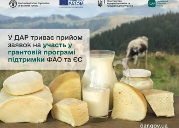 У ДАР триває збір заявок на участь у другому циклі грантової програми ФАО